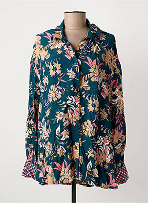 Chemisier vert LA FEE MARABOUTEE femme