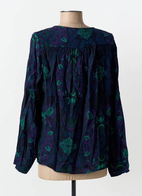 Blouse bleu LA FEE MARABOUTEE femme