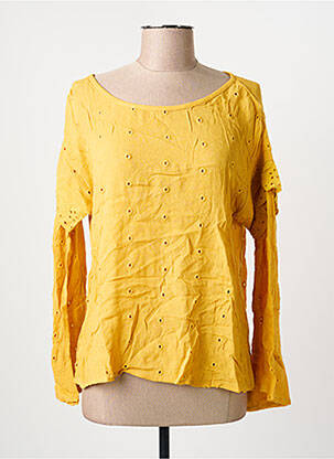 Top jaune I.CODE (By IKKS) femme
