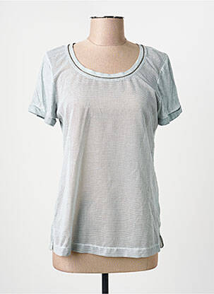 Top stretch manches courtes gris SANDWICH femme