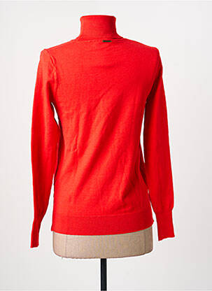 Pull col roulé rouge ONE STEP femme
