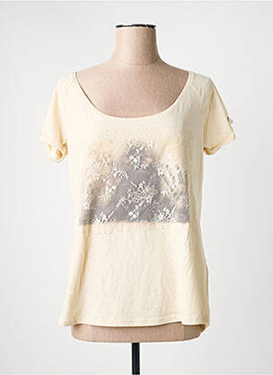 Top stretch manches courtes beige CHIPIE femme