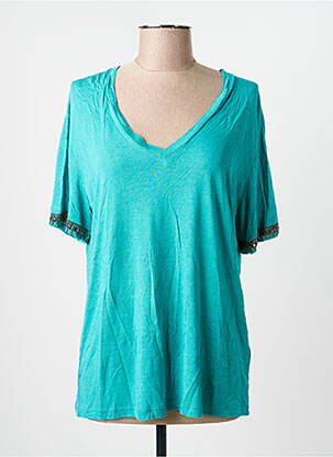 Top bleu IKKS femme