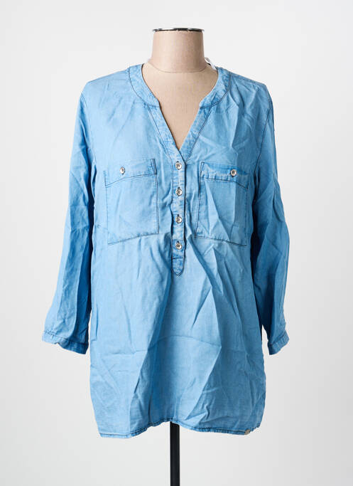 Blouse bleu TIMEZONE femme