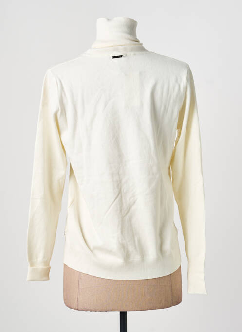 Pull col roulé beige ONE STEP femme