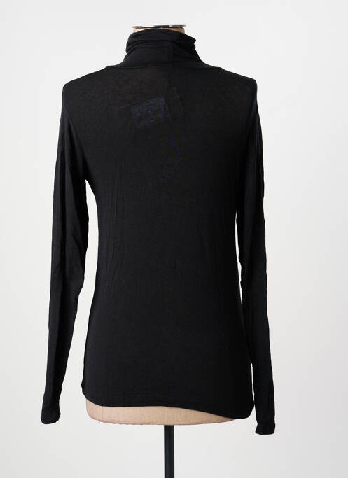Pull col roulé noir PAKO LITTO femme