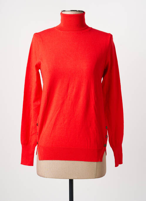 Pull col roulé rouge ONE STEP femme