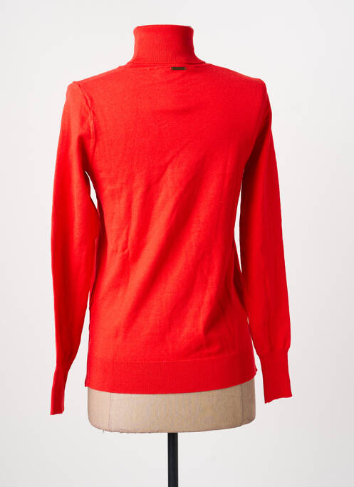 Pull col roulé rouge ONE STEP femme