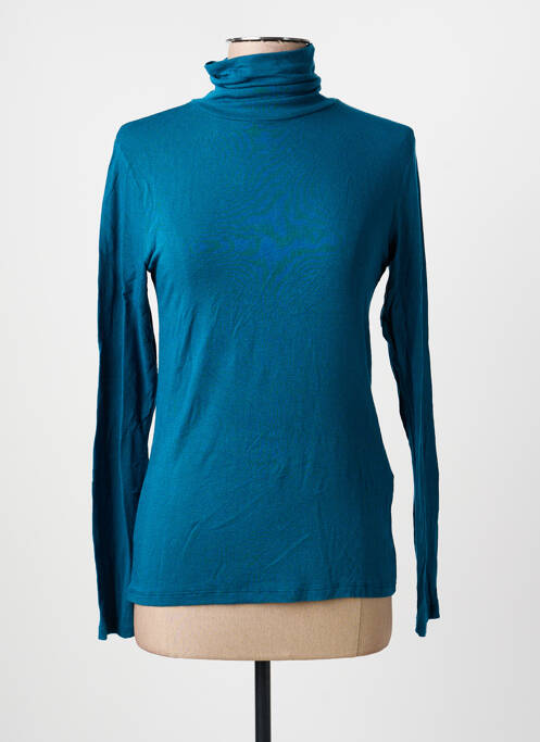 Pull col roulé vert PAKO LITTO femme