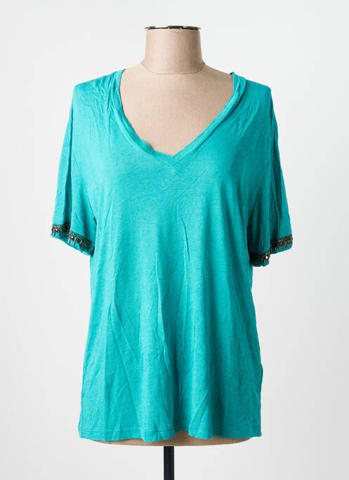 Top bleu IKKS femme