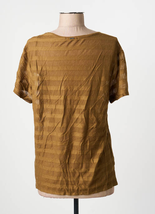 Top marron IKKS femme