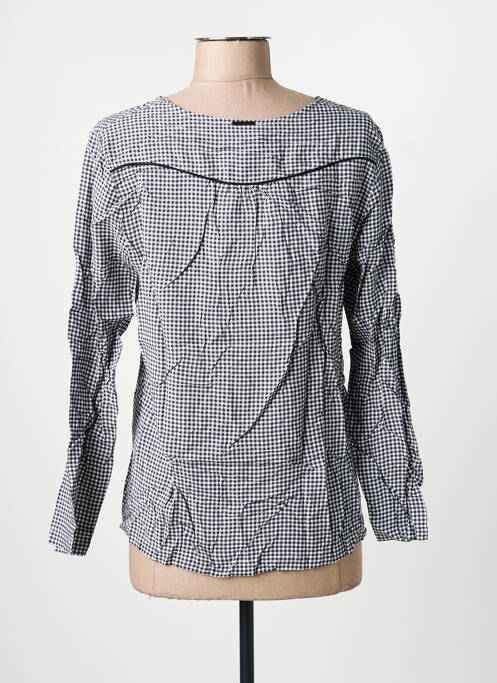 Top coupe cintrée manches longues noir ONE STEP femme