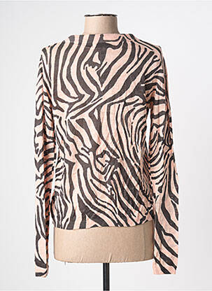 Gilet manches longues rose SANDWICH femme