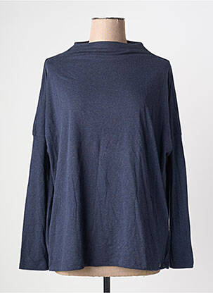 T-shirt coupe droite manches longues bleu TIMEZONE femme