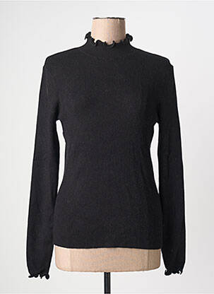 Pull coupe cintrée manches longues noir MOLLY BRACKEN femme
