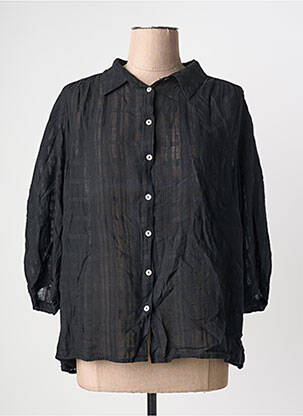 Chemisier noir LA FEE MARABOUTEE femme