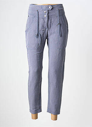 Pantalon 7/8 bleu SANDWICH femme