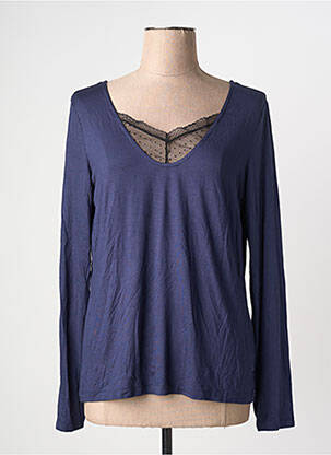 T-shirt bleu I.CODE (By IKKS) femme