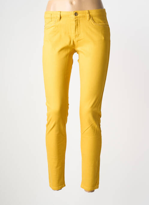 Jeans coupe slim jaune ONE STEP femme