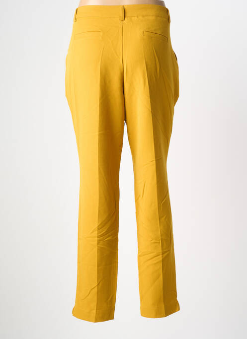 Pantalon chino jaune LA FEE MARABOUTEE femme