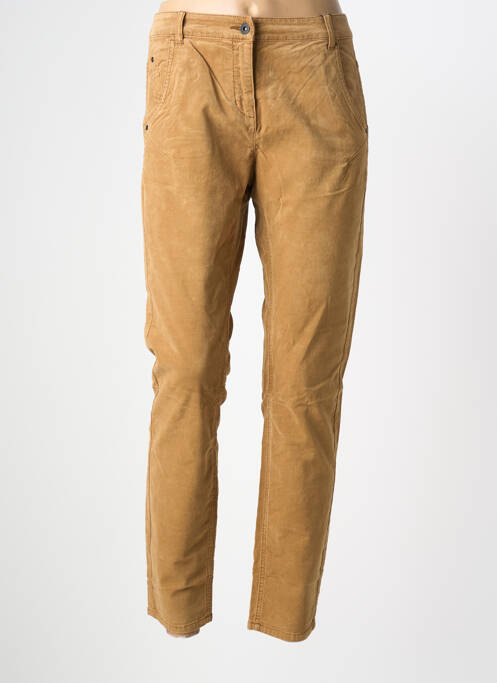 Pantalon chino marron SANDWICH femme