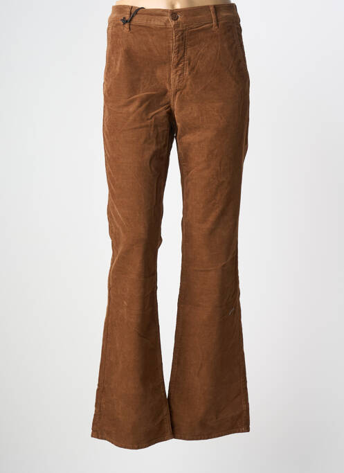 Pantalon flare marron HAPPY femme