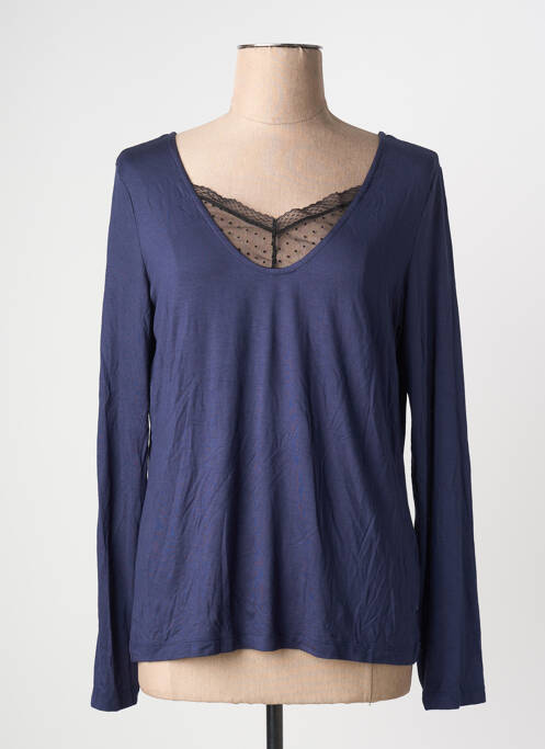 T-shirt bleu I.CODE (By IKKS) femme