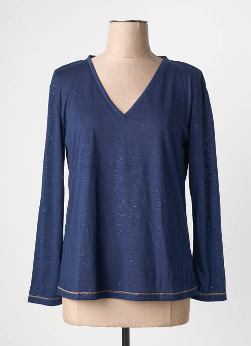 T-shirt bleu LA PETITE ETOILE femme