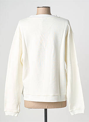 Sweat-shirt stretch manches longues beige NINE TEES femme