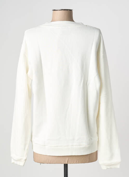 Sweat-shirt manches longues manches longues beige NINE TEES femme
