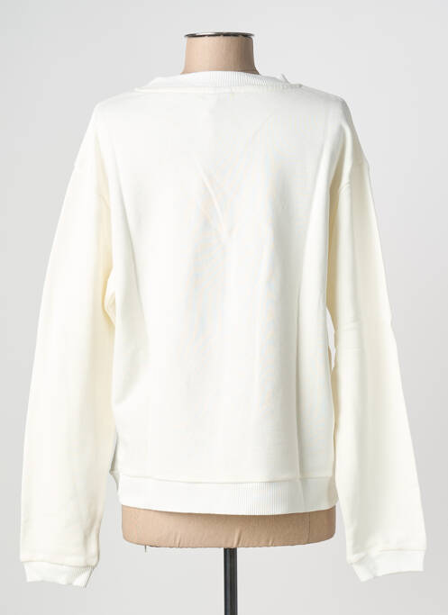 Sweat-shirt stretch manches longues beige NINE TEES femme