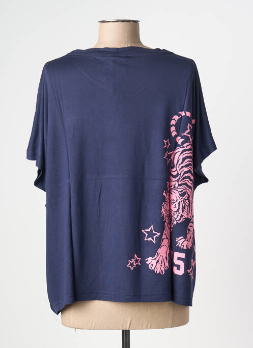 T-shirt bleu NINE TEES femme