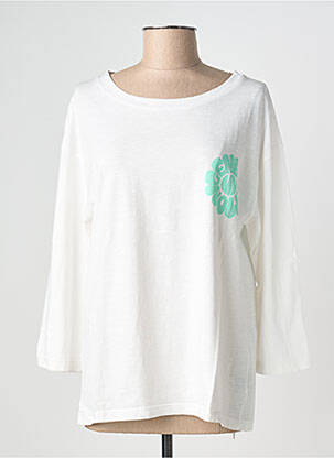 T-shirt manches longues manches longues beige NINE TEES femme