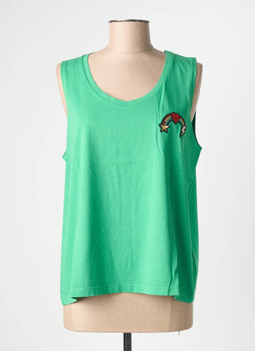 Débardeur vert NINE TEES femme