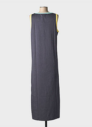 Robe longue sans manche sans manche gris NINE TEES femme