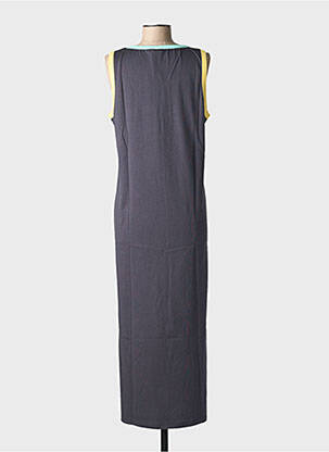Robe longue sans manche sans manche gris NINE TEES femme