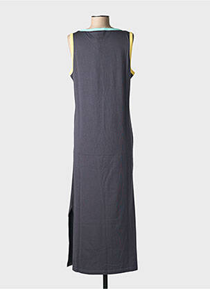 Robe longue sans manche sans manche gris NINE TEES femme