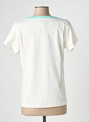 T-shirt sérigraphie manches courtes beige NINE TEES femme