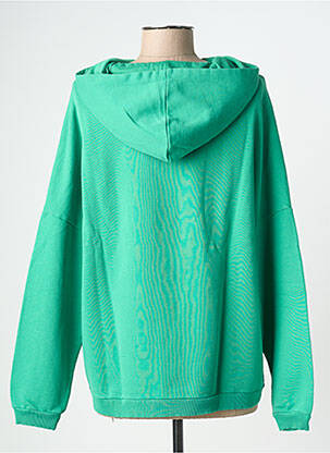Pull stretch manches longues vert NINE TEES femme