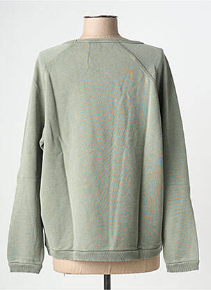 Sweat-shirt maille semi-opaque manches longues vert NINE TEES femme