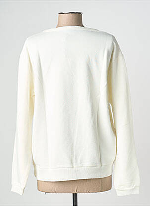 Sweat-shirt stretch manches longues beige NINE TEES femme