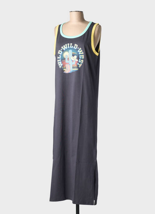 Robe longue gris NINE TEES femme