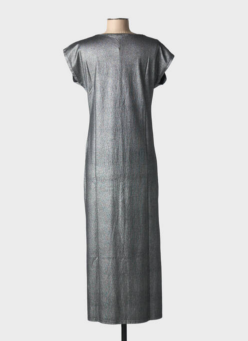 Robe longue argent NINE TEES femme
