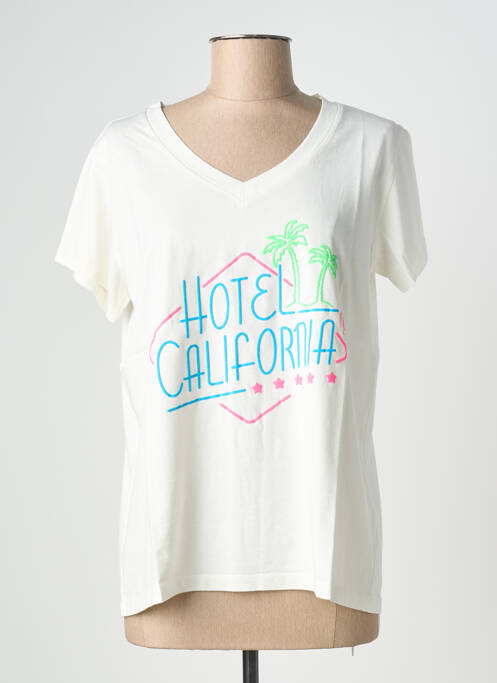 T-shirt beige NINE TEES femme