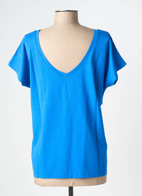 T-shirt bleu NINE TEES femme