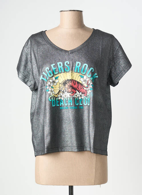 T-shirt argent NINE TEES femme