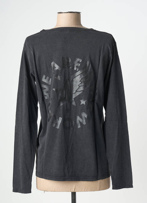 T-shirt noir NINE TEES femme