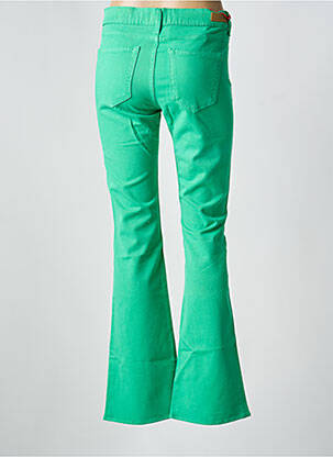 Jean coupe flare vert HAPPY femme