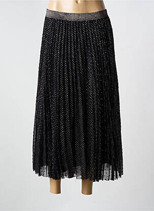 Jupe longue doublure noir LILI SIDONIO femme