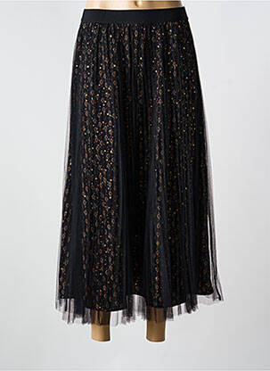 Jupe longue doublure noir MOLLY BRACKEN femme